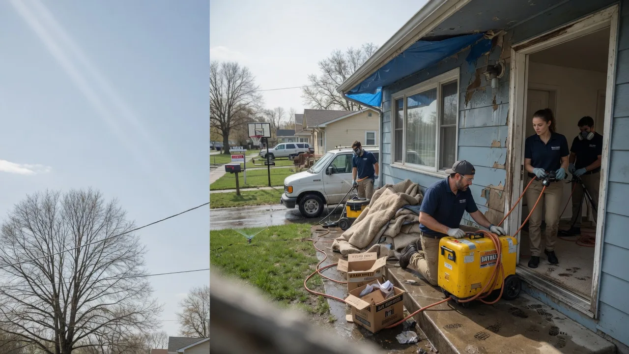 Basement Flood Cleanup in Burgin, KY near me
